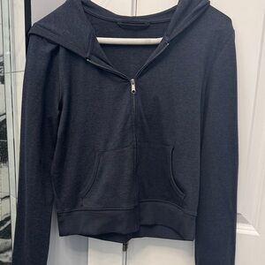 Vuori Women's Dark Gray Zip-Up Hoodie